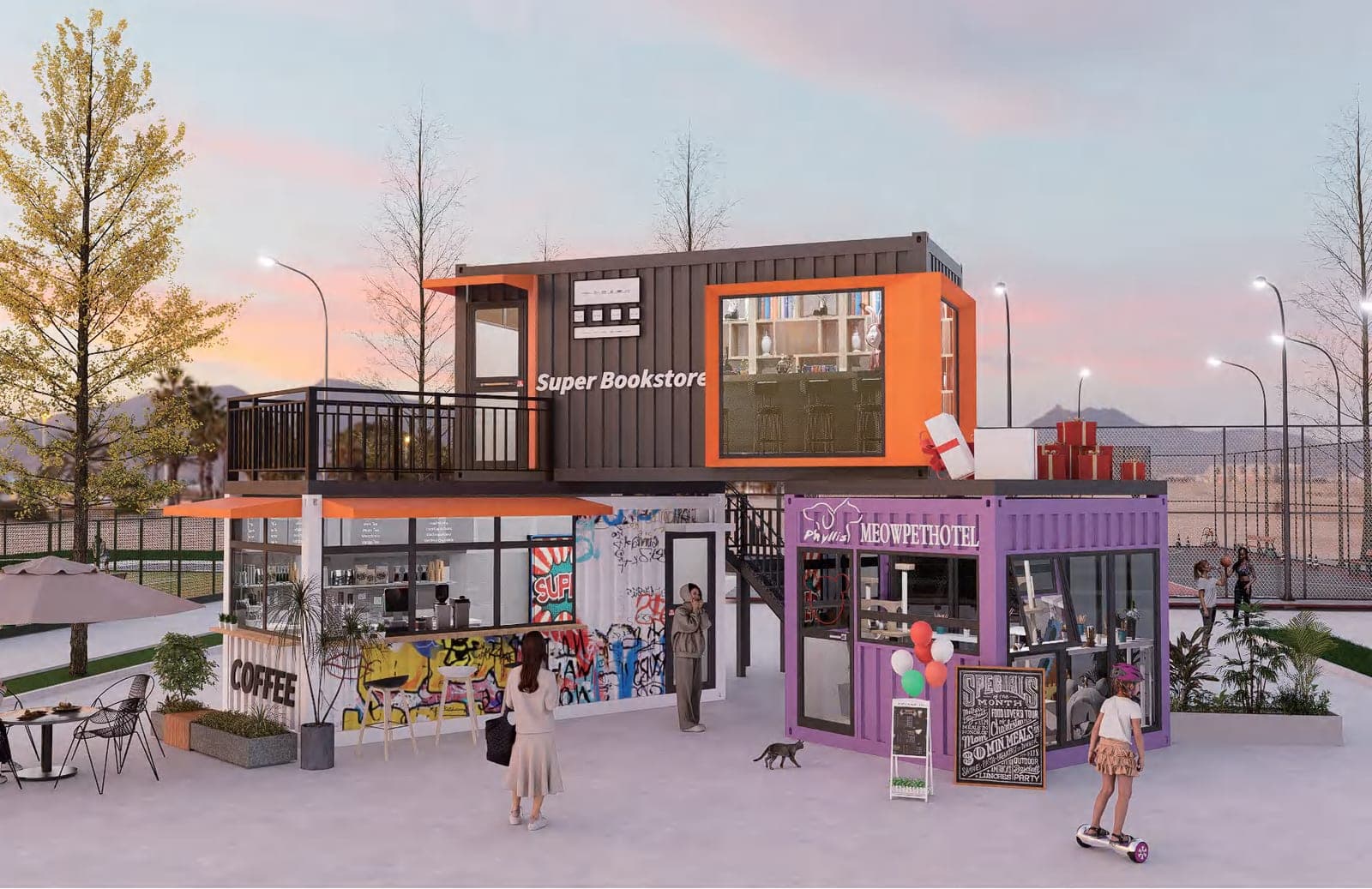 C4 Zero-Carbon Two-Storey Commercial Pavilion 2