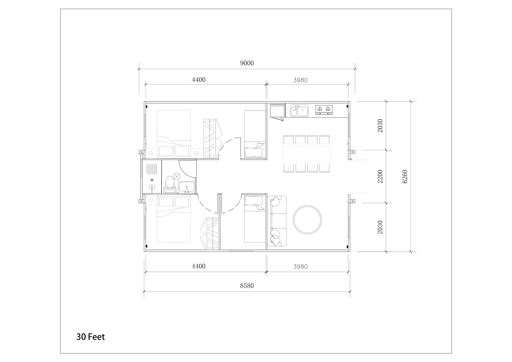 Zero-Carbon Expansion Unit · 30 ft 1