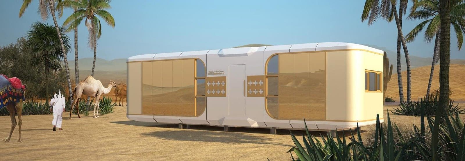 Qatar seaside B&B — capsule resort 2