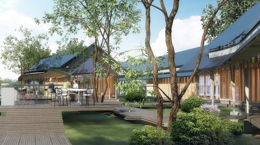Zero-carbon waterfront block 1