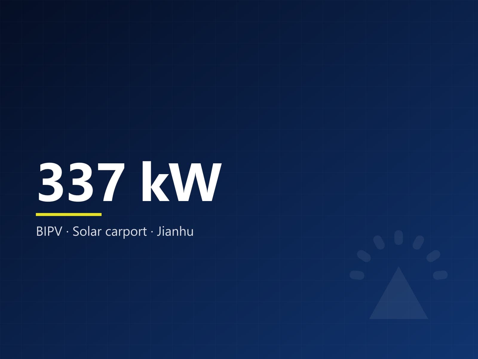 337 kW BIPV solar carport, Jianhu Finance Bureau