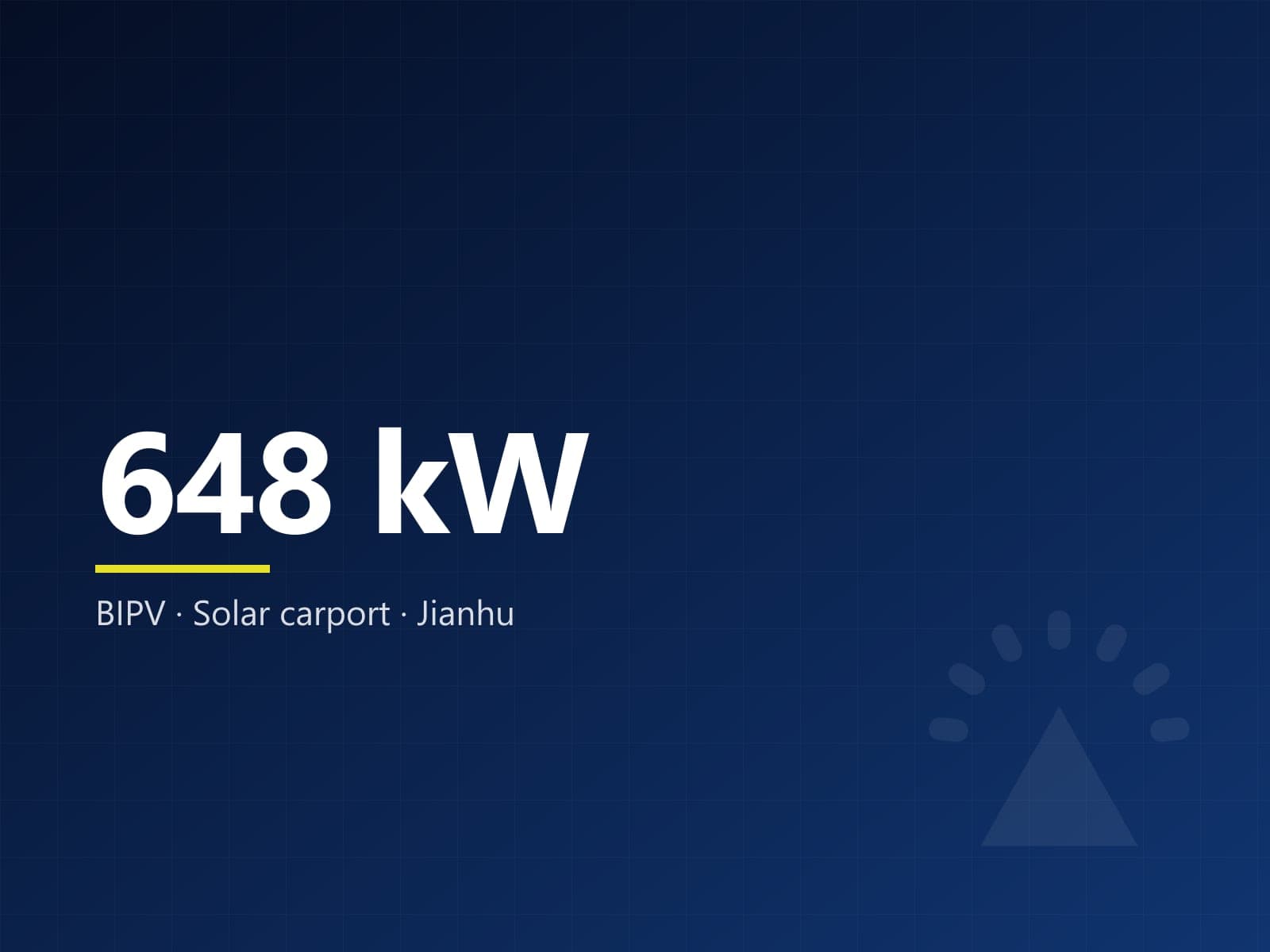 648 kW BIPV solar carport, Jianhu County Government