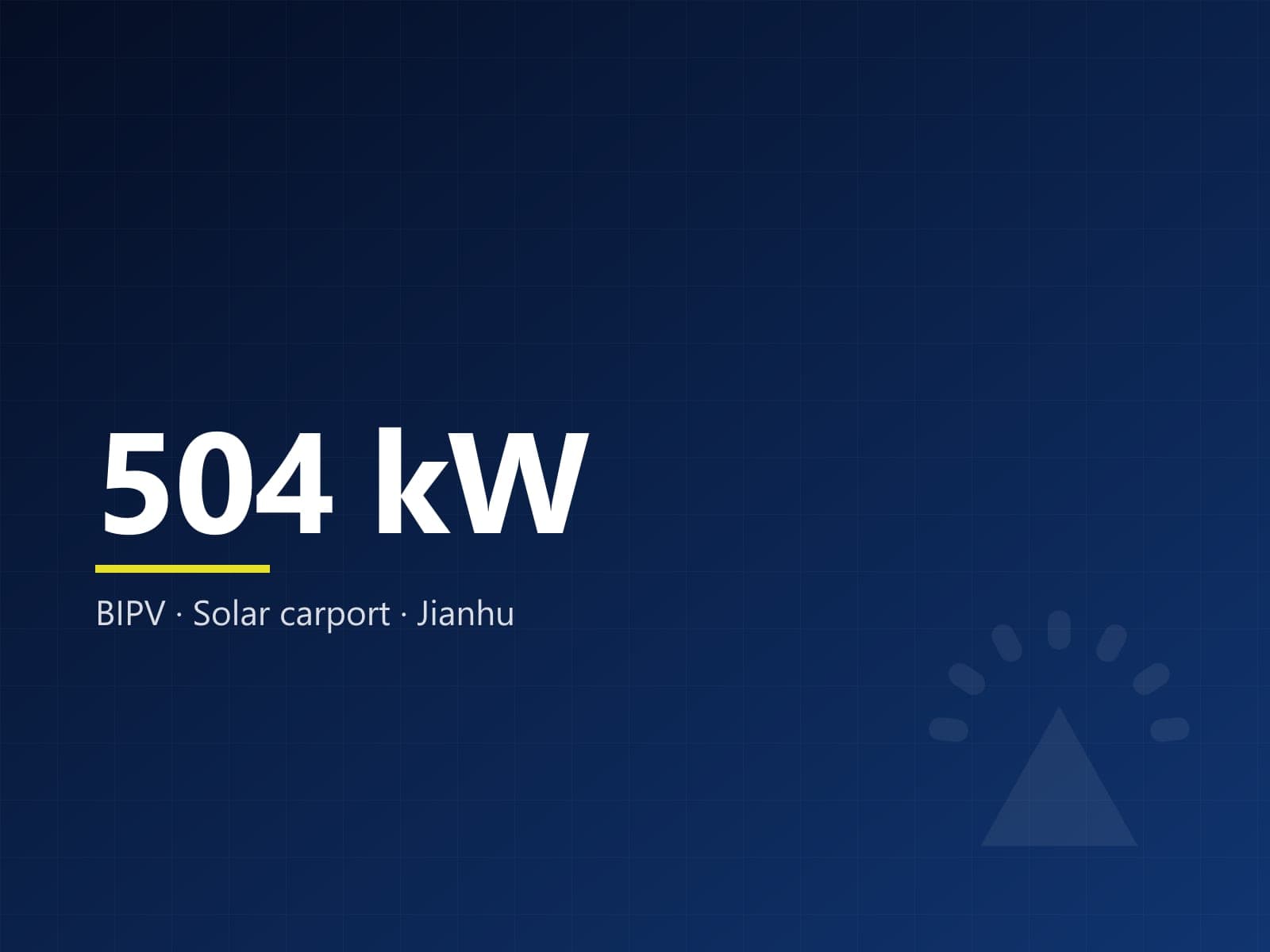 504 kW BIPV solar carport, Jianhu People's Hospital