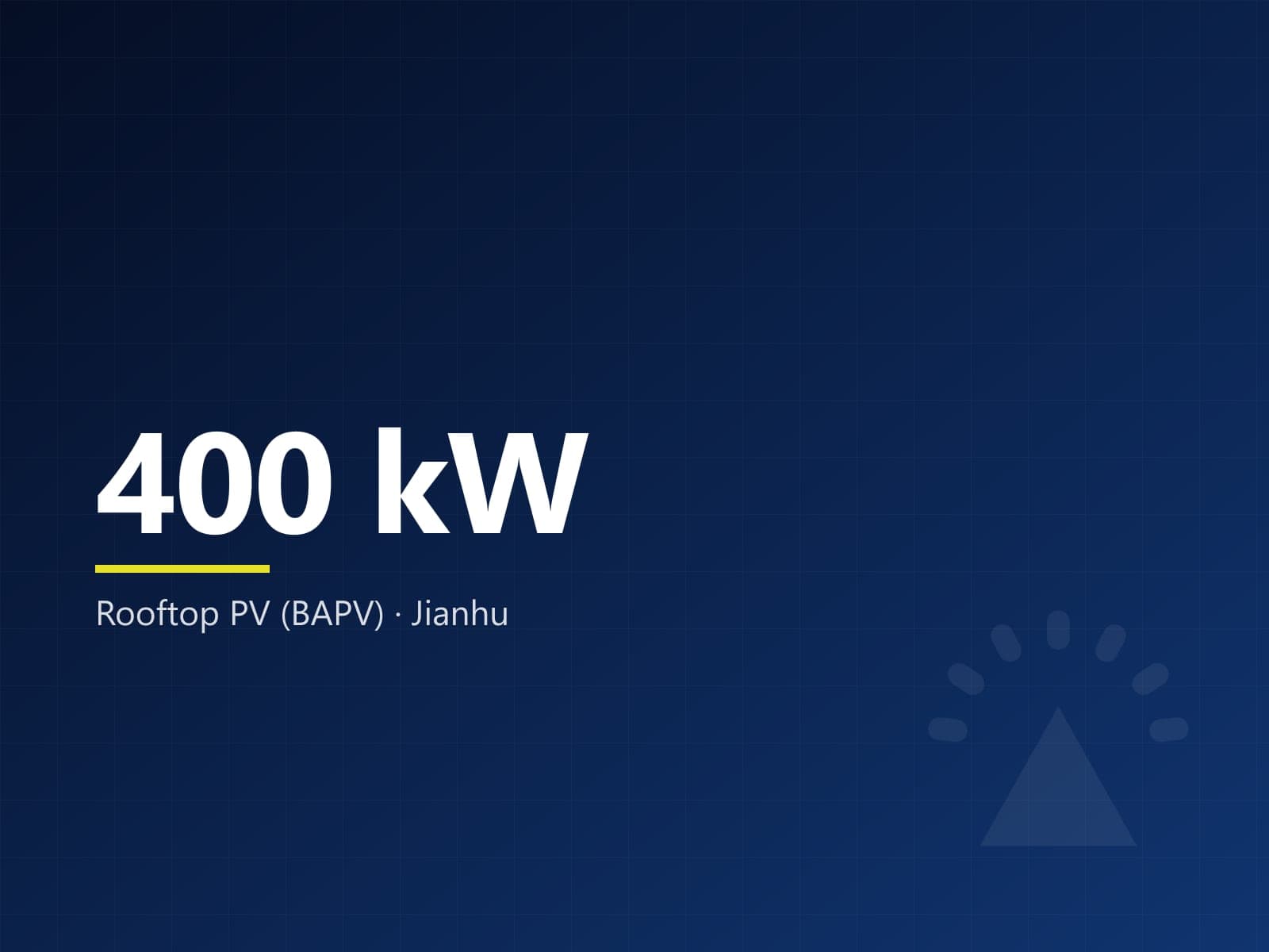 400 kW rooftop PV, Jianhu Lukang Rehabilitation Hospital