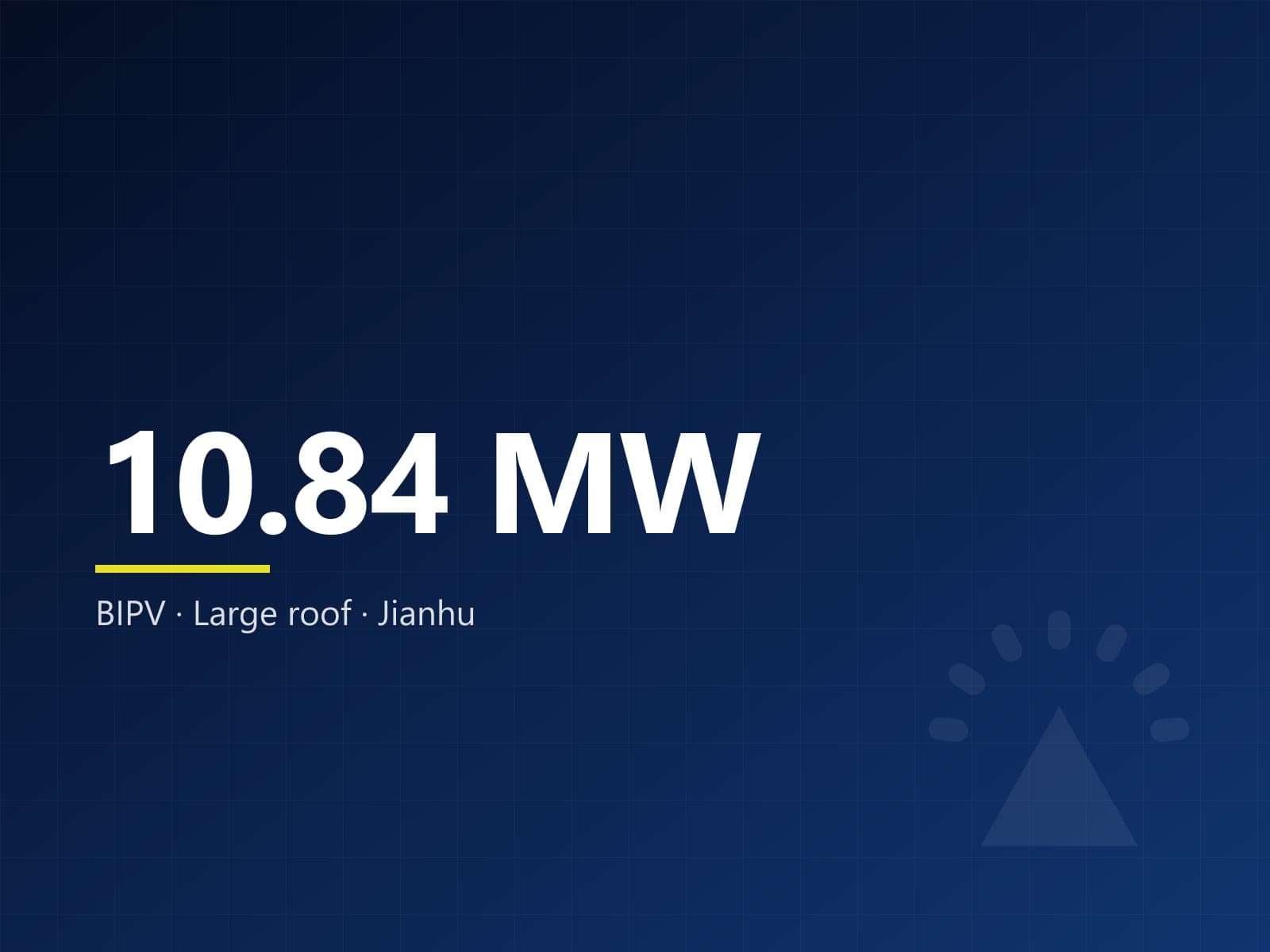 10.84 MW BIPV, Jianhu Yueyang Phase II
