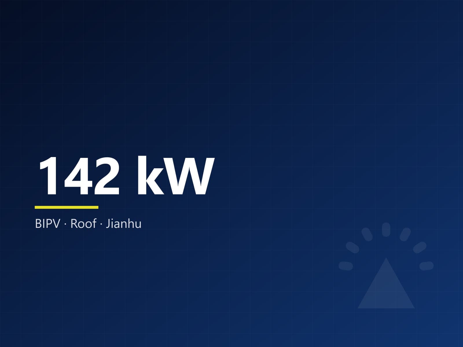 142 kW BIPV roof, seafood sorting centre