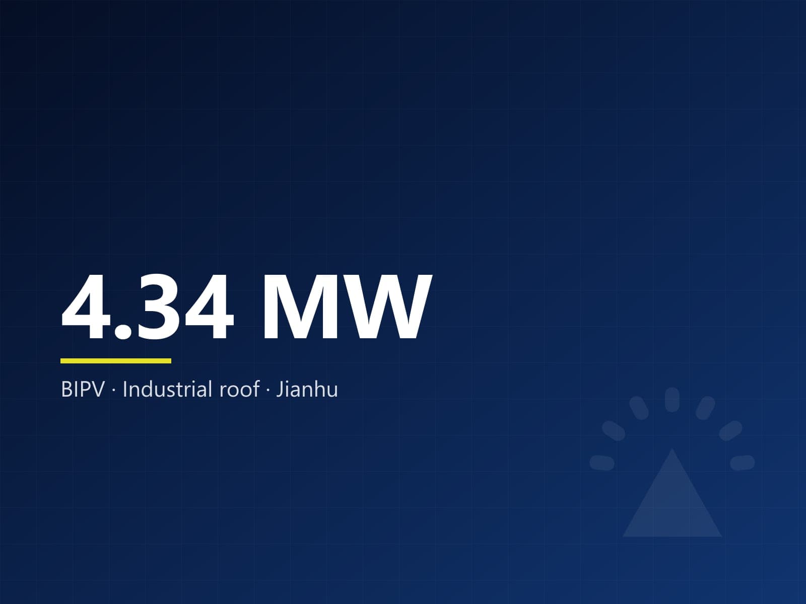 4.34 MW BIPV rooftop, Yancheng Gaoce New Energy
