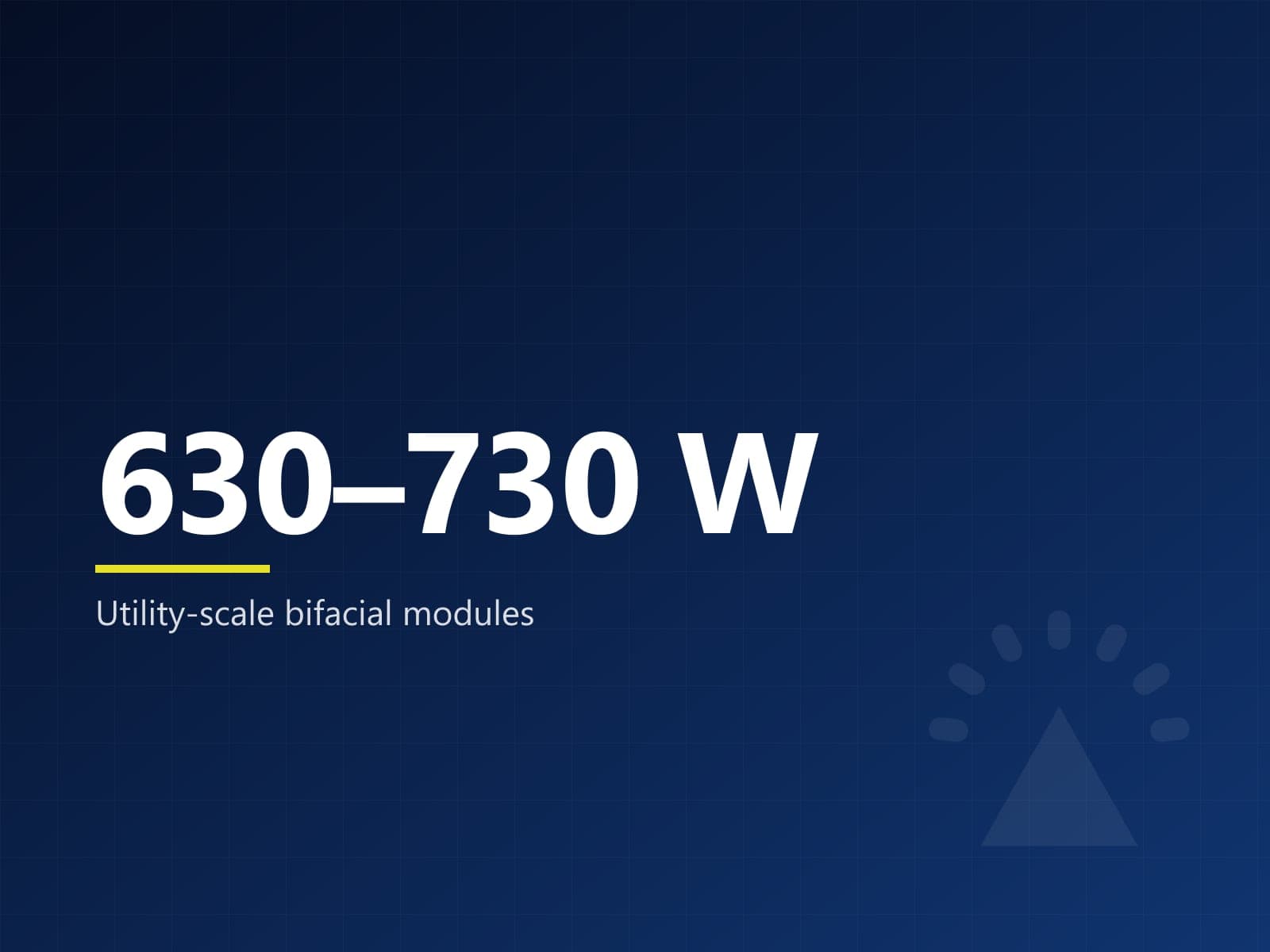 Utility-Scale Modules